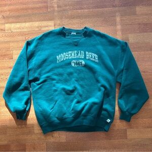 Vintage Russell Athletic Moosehead Bear Crewneck Sweatshirt
